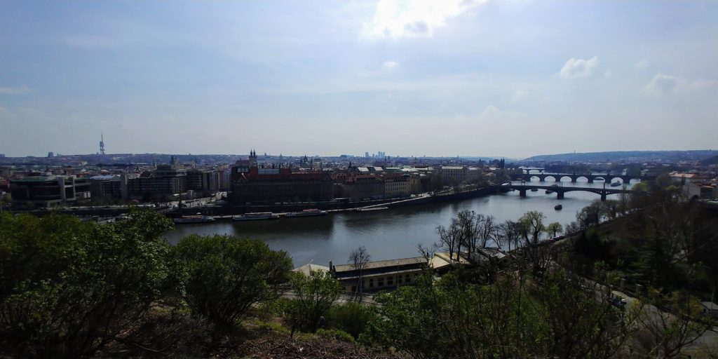 Prague, looking south from Letná Park