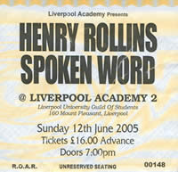 Henry Rollins - Spoken Word