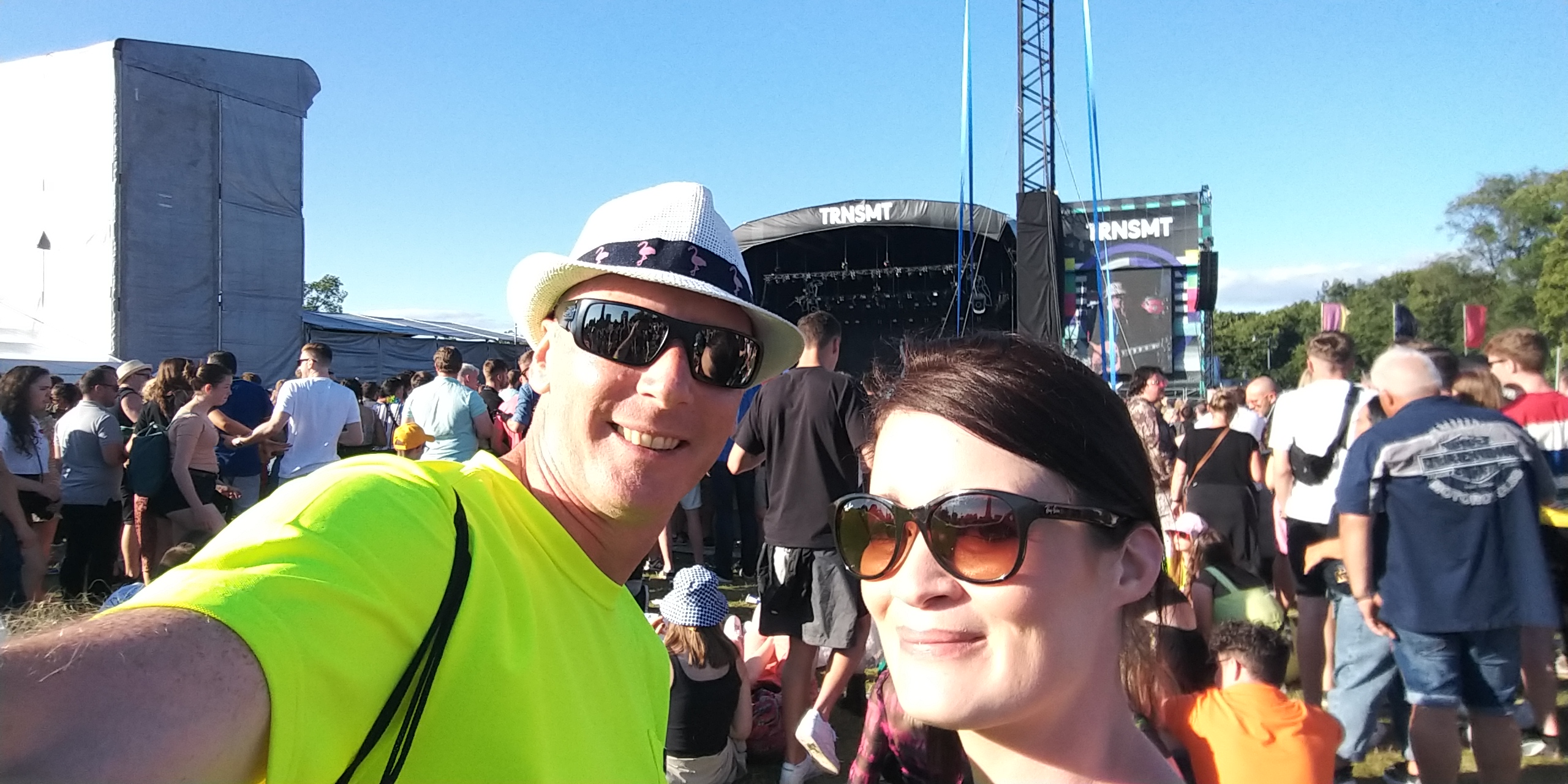 At the main stage of TRNSMT 2019