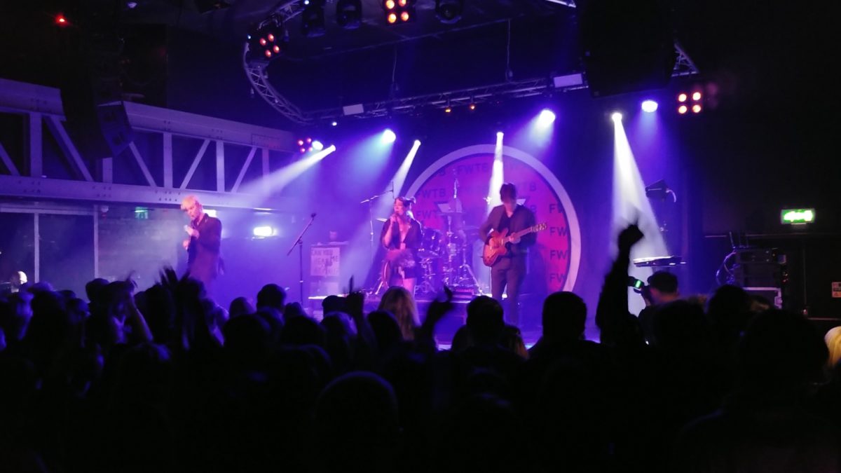 Yonaka on stage at The Garage, Glasgow.